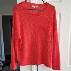 Entro Vibrant Red Knit Sweater